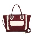 Woman synthetic leather hand bag - PF911