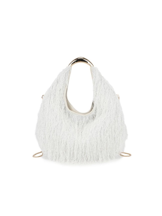 Borsa donna a spalla in ecopelliccia...