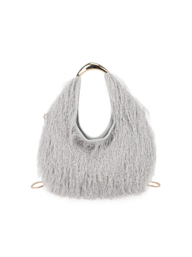 Borsa donna a spalla in ecopelliccia... Borsa donna a spalla in ecopelliccia...