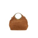 Leather handbag with shoulder strap - DP25827