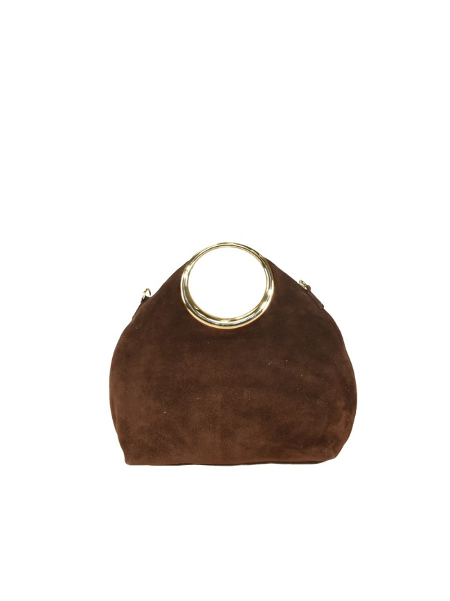 Borsa a mano in pelle con tracolla - DP25827
