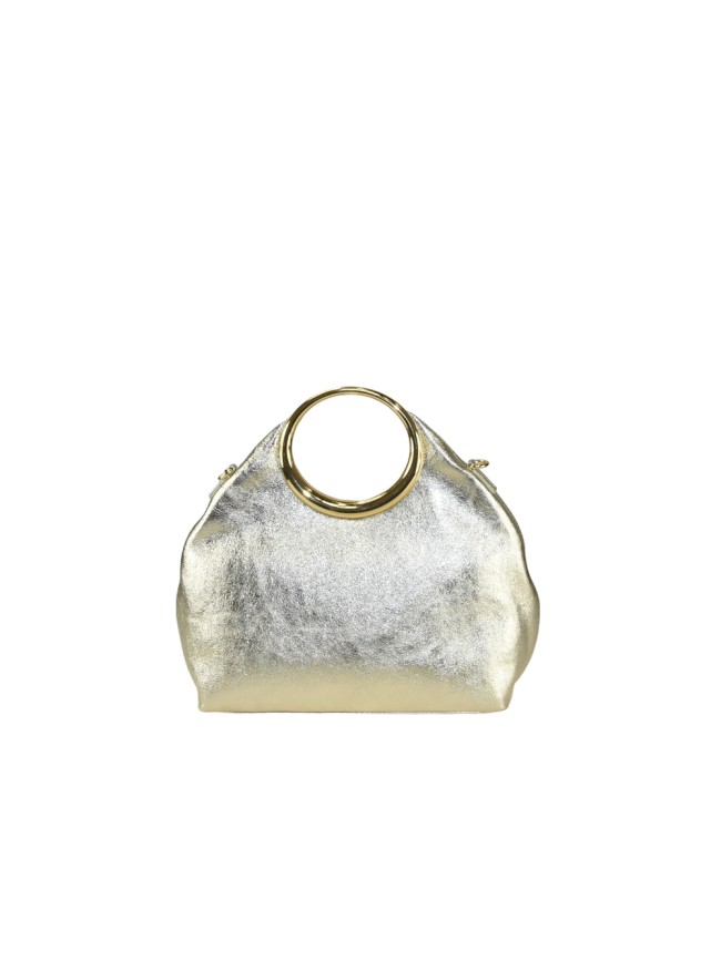 Borsa a mano in pelle con tracolla - DP25827