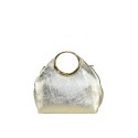 Borsa a mano in pelle con tracolla - DP25827