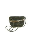 Borsa a spalla in pelle camoscio con tracolla regolabile - BC29832