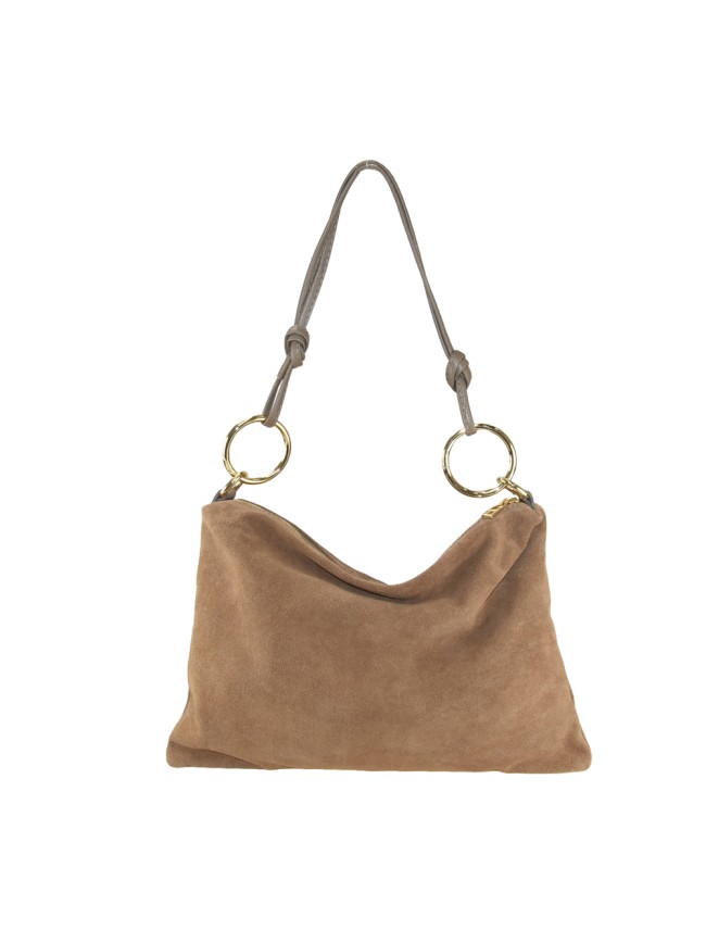Woman suede leather pochette 100%...