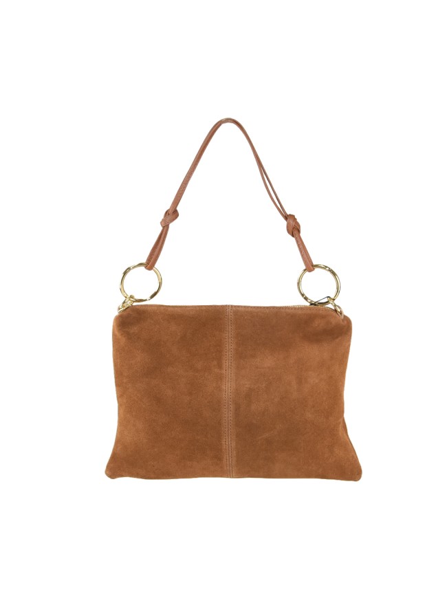 Woman suede leather pochette 100%...