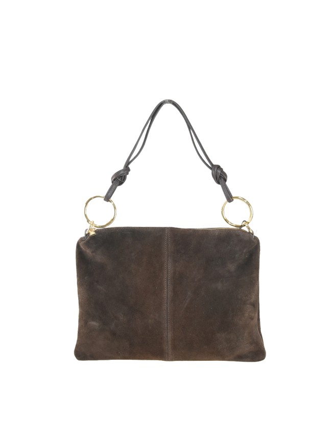 Pochette - busta in pelle camoscio...