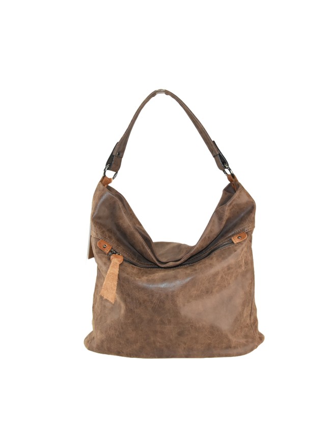 Borsa donna a spalla in ecopelle con tracolla - PB577