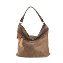 Borsa donna a spalla in ecopelle con tracolla - PB577
