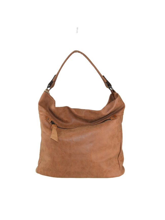 Borsa donna a spalla in ecopelle con tracolla - PB577