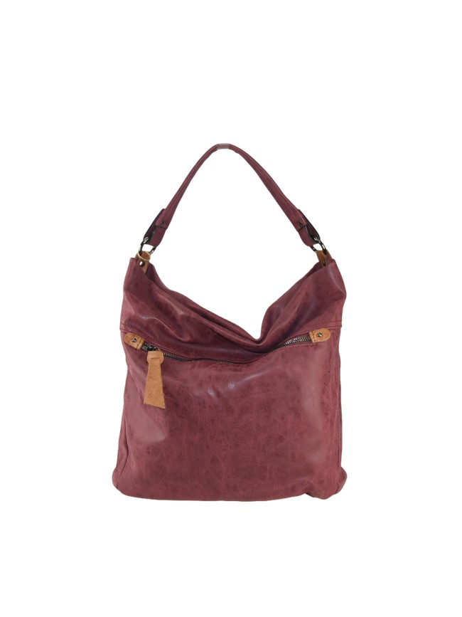 Borsa donna a spalla in ecopelle con...