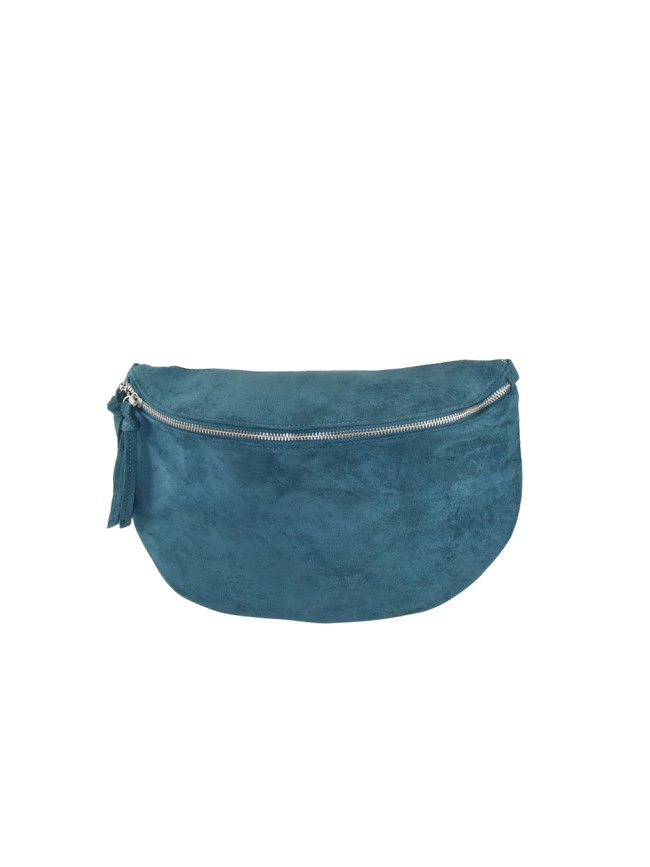 Velvet unisex pouch with shoulder...
