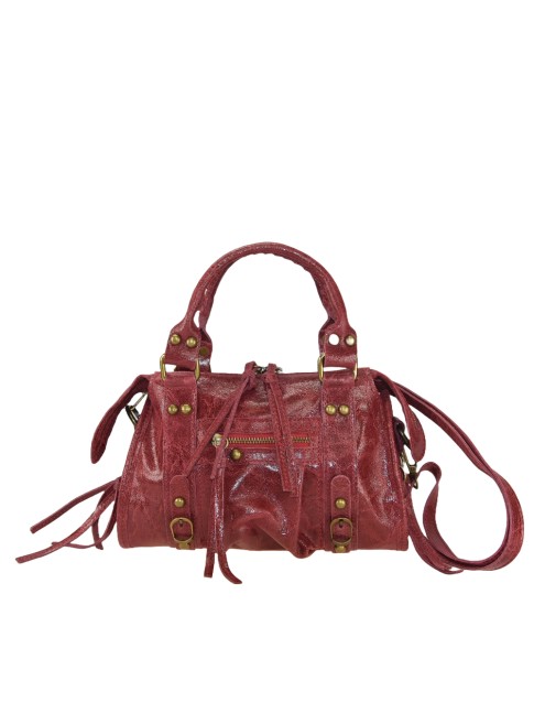 Borsa a mano in pelle con...