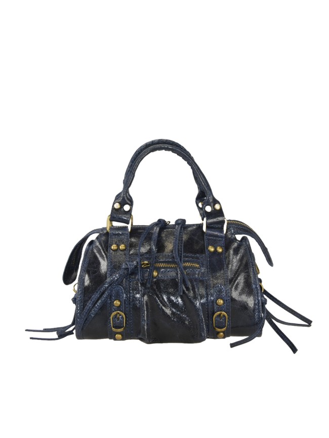 Borsa a mano in pelle con tracolla -... Borsa a mano in pelle con tracolla -...