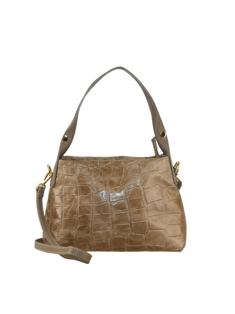 Borsa a mano in pelle con...