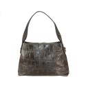 Leather hand bag with shoulder strap - MC32835