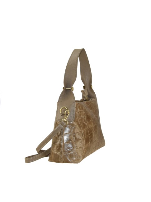 Borsa a mano in pelle con... 2
