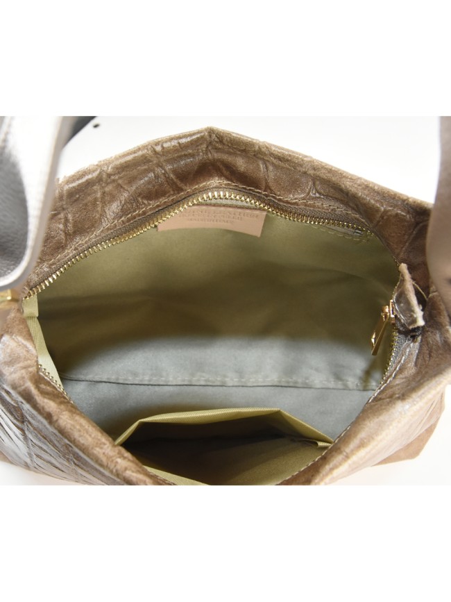 Borsa a mano in pelle con tracolla -... Borsa a mano in pelle con tracolla -...
