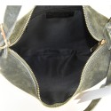 Borsa a spalla in pelle camoscio con tracolla regolabile - SB34837