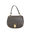 Shoulder leather bag with shoulder strap - OM29832