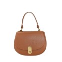 Shoulder leather bag with shoulder strap - OM29832