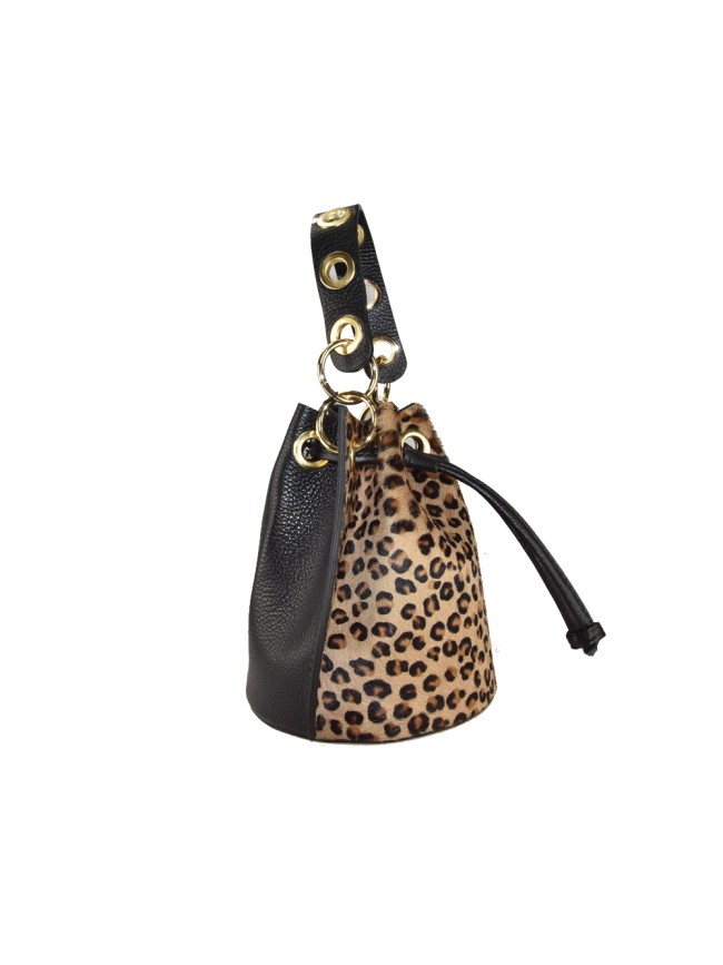 Secchiello donna in pelle - SC29832 Secchiello donna in pelle - SC29832