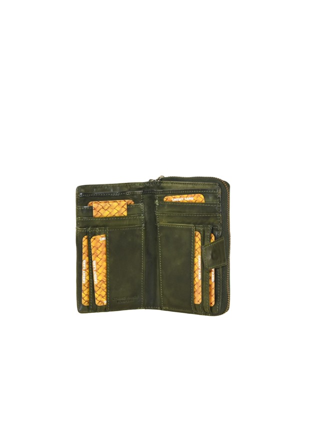 Woman washed leather wallet - 1767