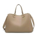 Borsa donna a mano in similpelle con tracolla - 52052