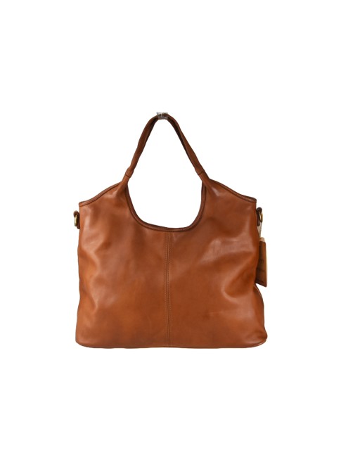 Woman washed leather bag -...