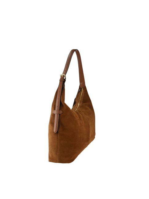Suede shoulder bag with... 2