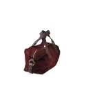 Leather hand bag with shoulder strap - AV37841