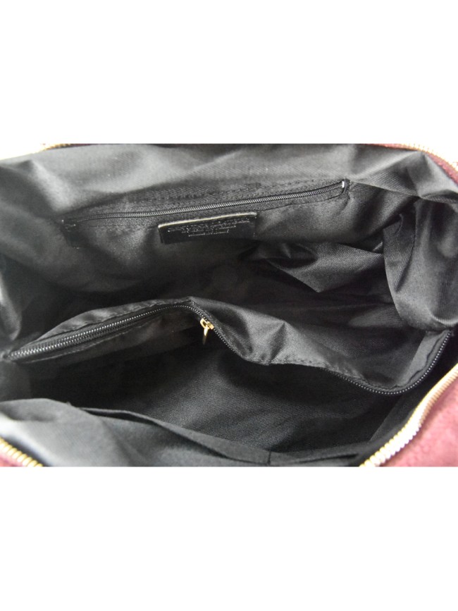 Borsa a mano in pelle con tracolla -...