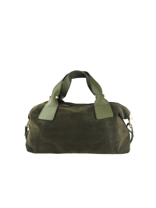 Borsa a mano in pelle con tracolla -...