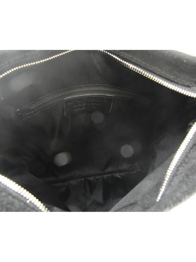 Suede shoulder bag with shoulder...