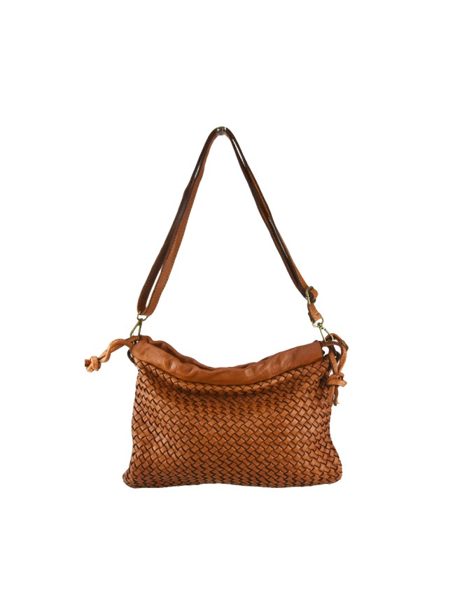 Borsa tracolla in pelle vintage -...