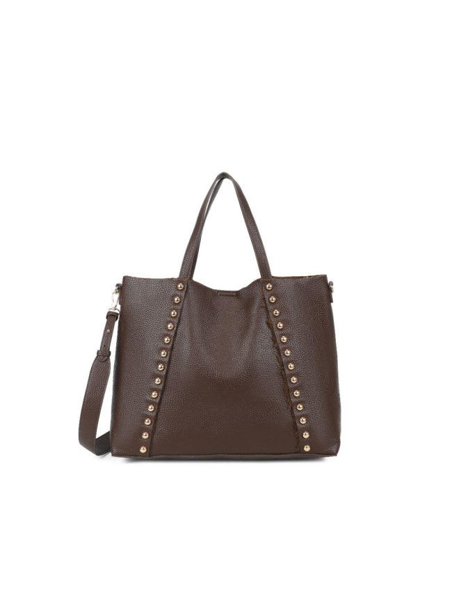 Borsa donna a spalla in ecopelle con tracolla - PF977