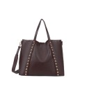 Borsa donna a spalla in ecopelle con tracolla - PF977