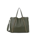 Borsa donna a spalla in ecopelle con tracolla - PF977