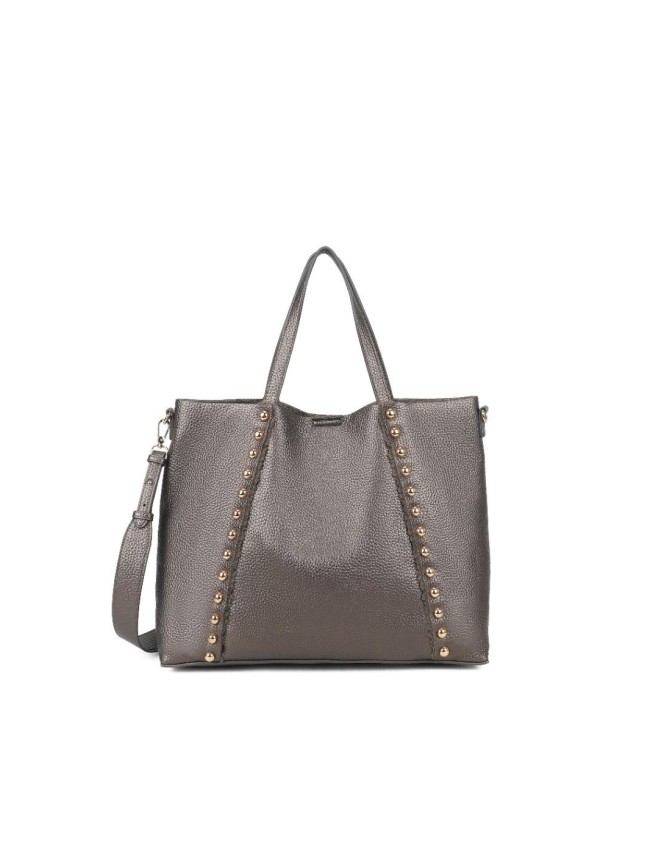 Borsa donna a spalla in ecopelle con tracolla - PF977