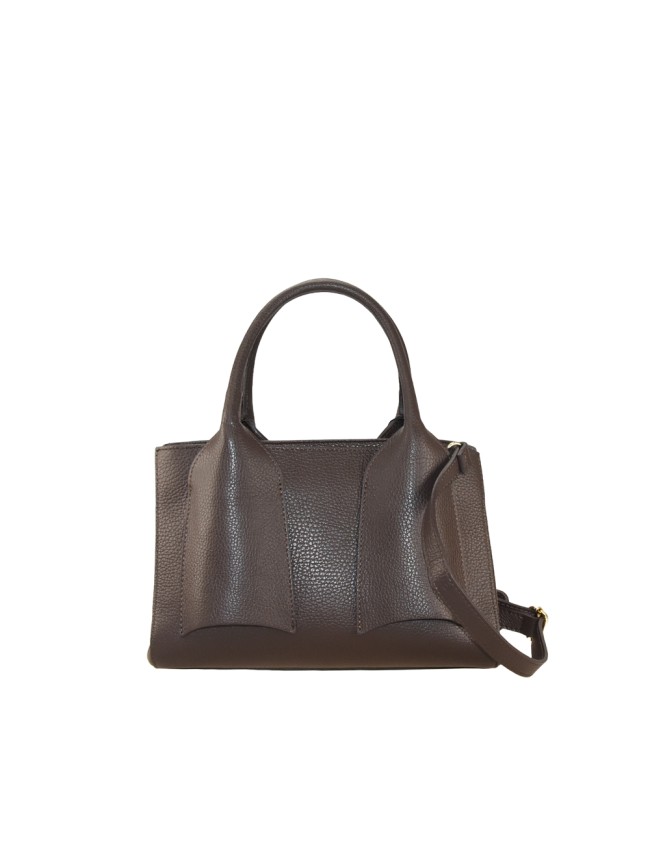 Borsa a mano in pelle con tracolla...