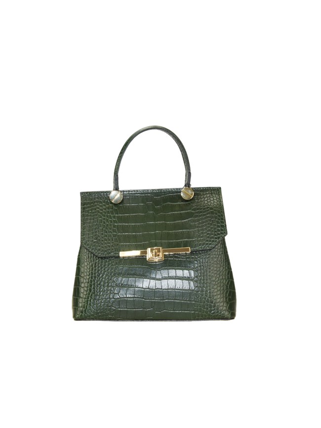 Borsa a mano in pelle con tracolla regolabile - CY33836