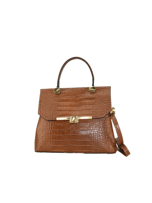 Borsa a mano in pelle con...