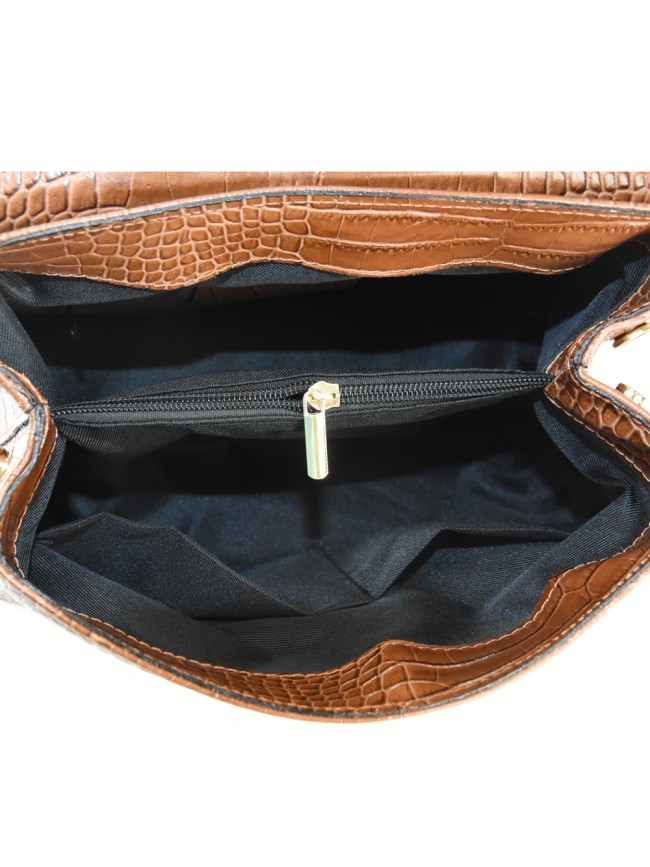 Borsa a mano in pelle con tracolla...