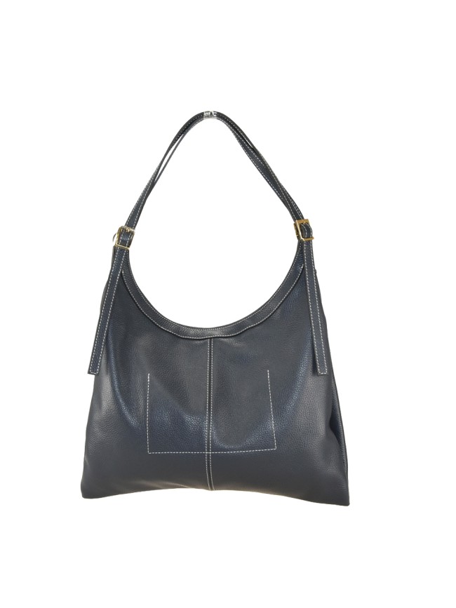 Borsa a spalla in pelle made Italy  -...