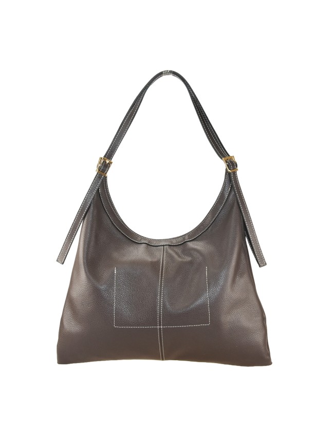 Borsa a spalla in pelle made Italy  -...