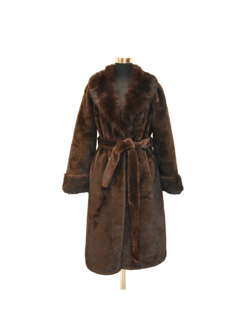 Synthetic fur jacket mink... 2