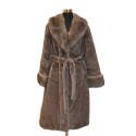 Synthetic fur jacket mink effect - 0543