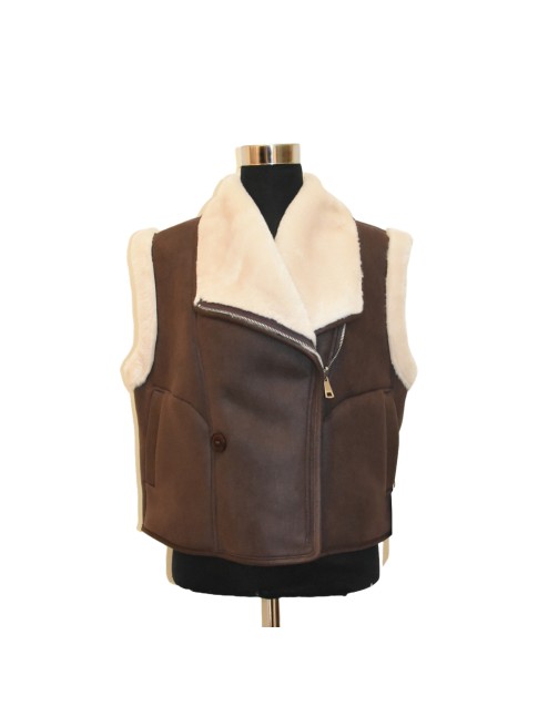Synthetic fur gilet - GE008