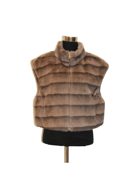 Gilet in ecopelliccia - 0535