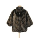 Synthetic fur jacket mink effect - 0578
